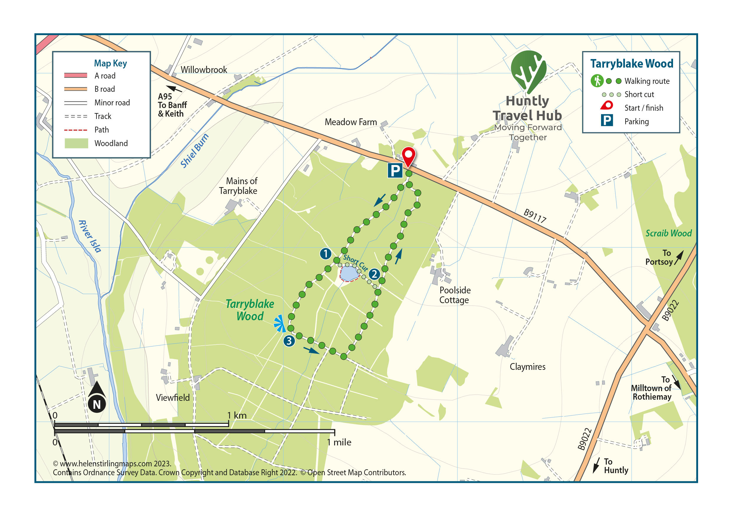 Tarryblake Wood Map